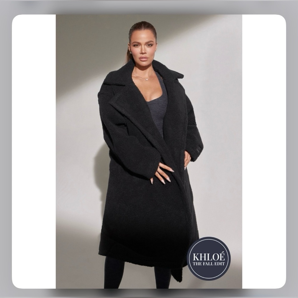 Fabletics Black Teddy Jacket